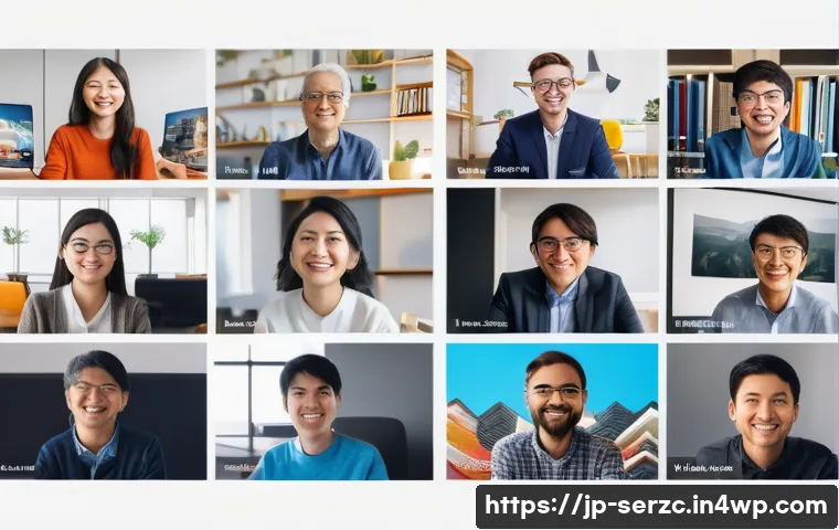 온라인 커뮤니티의 차별화된 운영 전략 - A vibrant, modern online community meeting scene with diverse Japanese participants of various ages ...